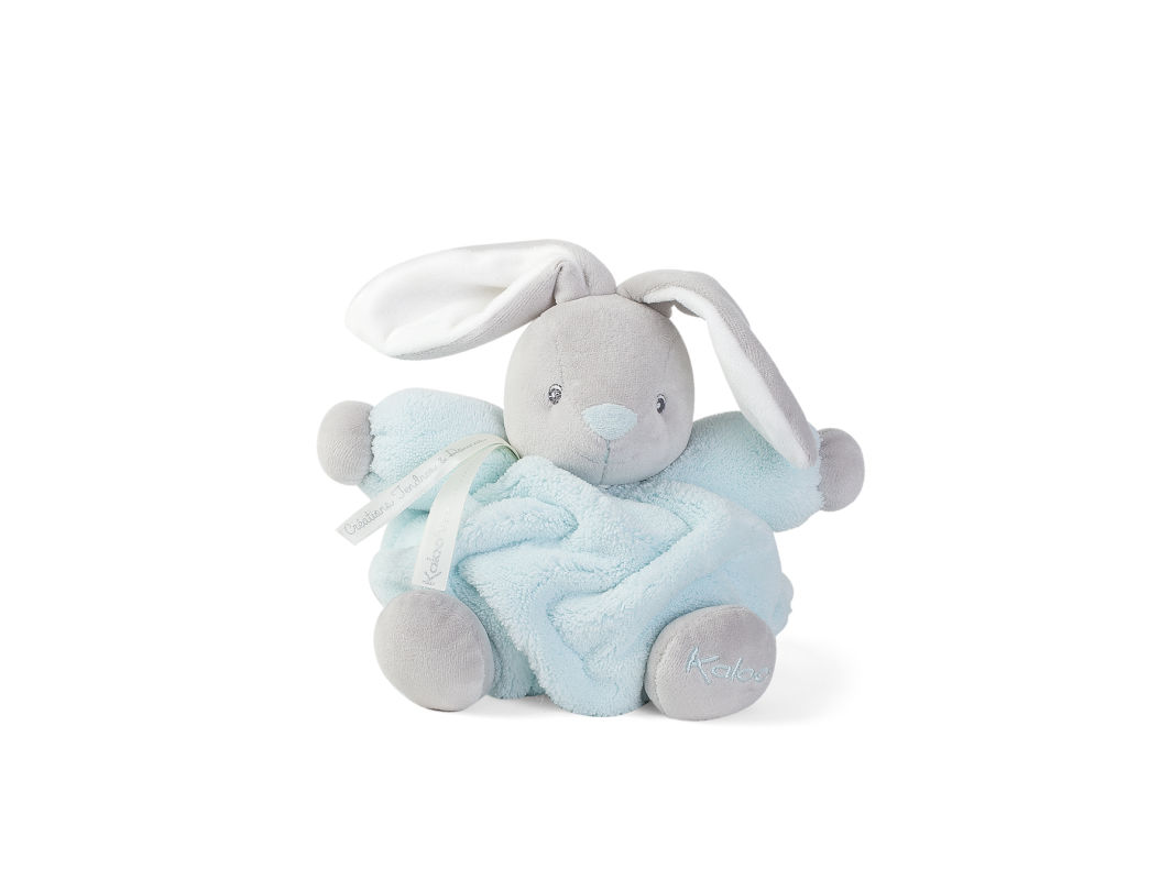  plume peluche lapin bleu ciel aqua gris 